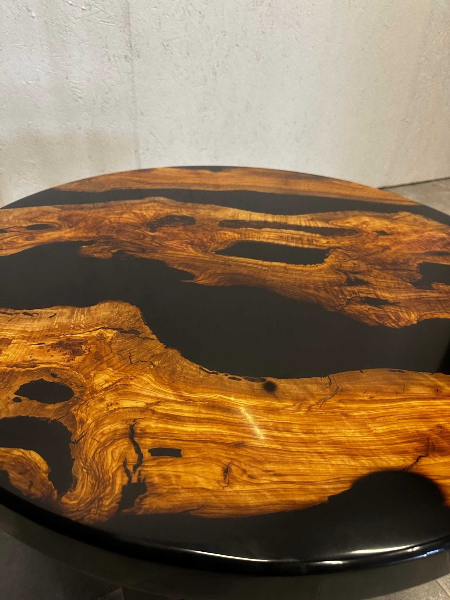 Coffee table Epoxy resin olive wood around 80 cm