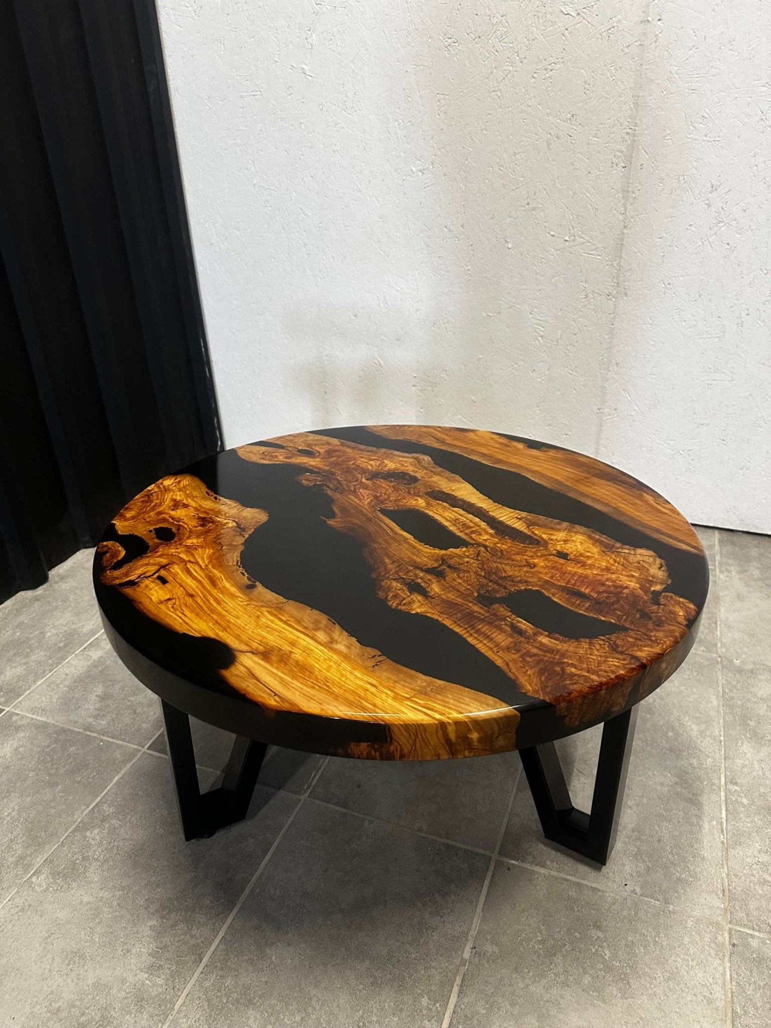 Coffee table Epoxy resin olive wood around 80 cm