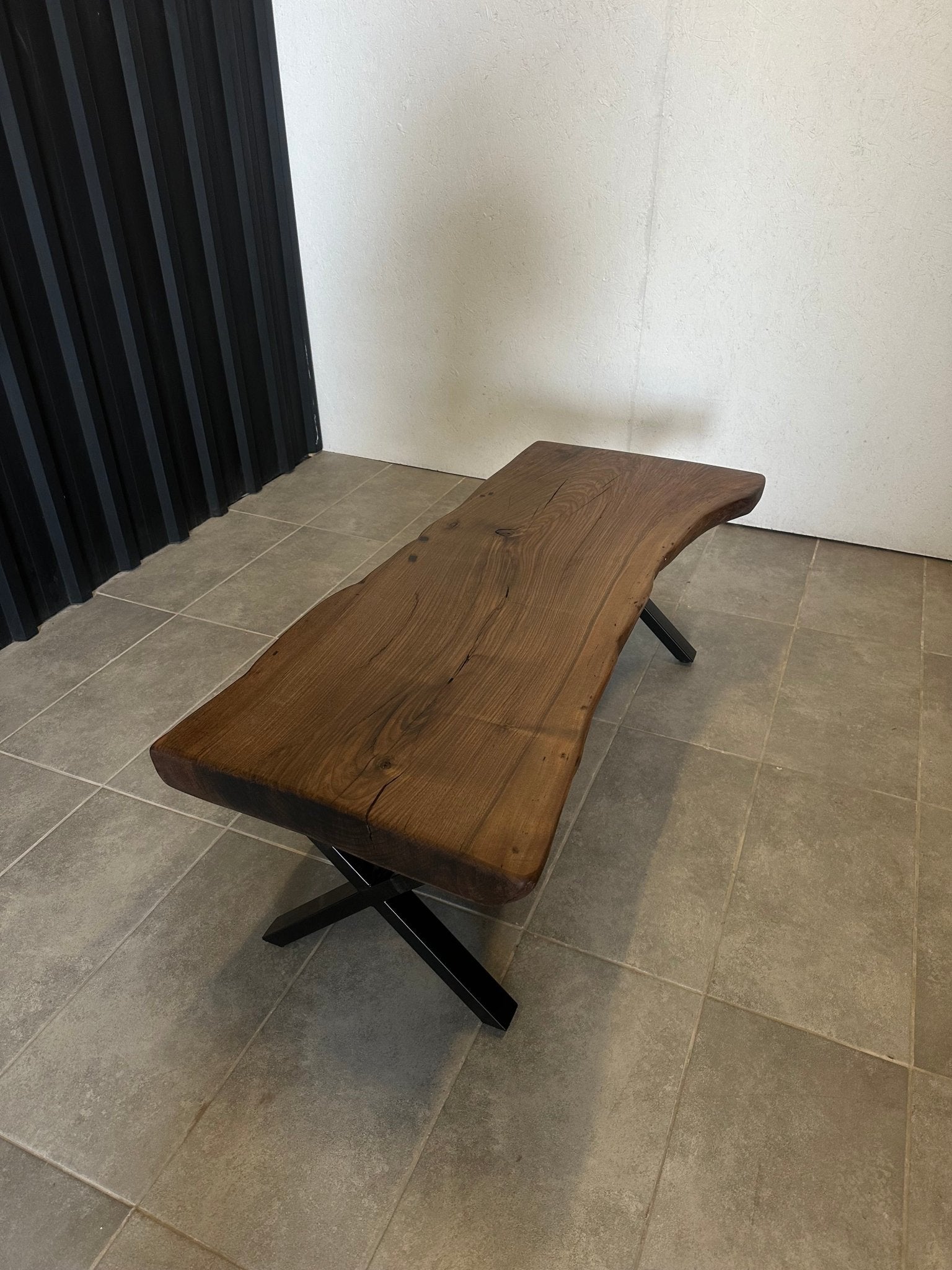 Live Edge Walnut Wood Table – Natural Solid Wood