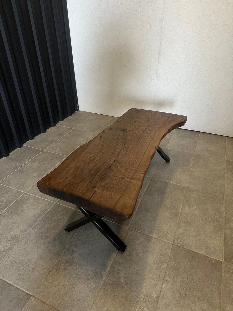 Live Edge Walnut Wood Table – Natural Solid Wood