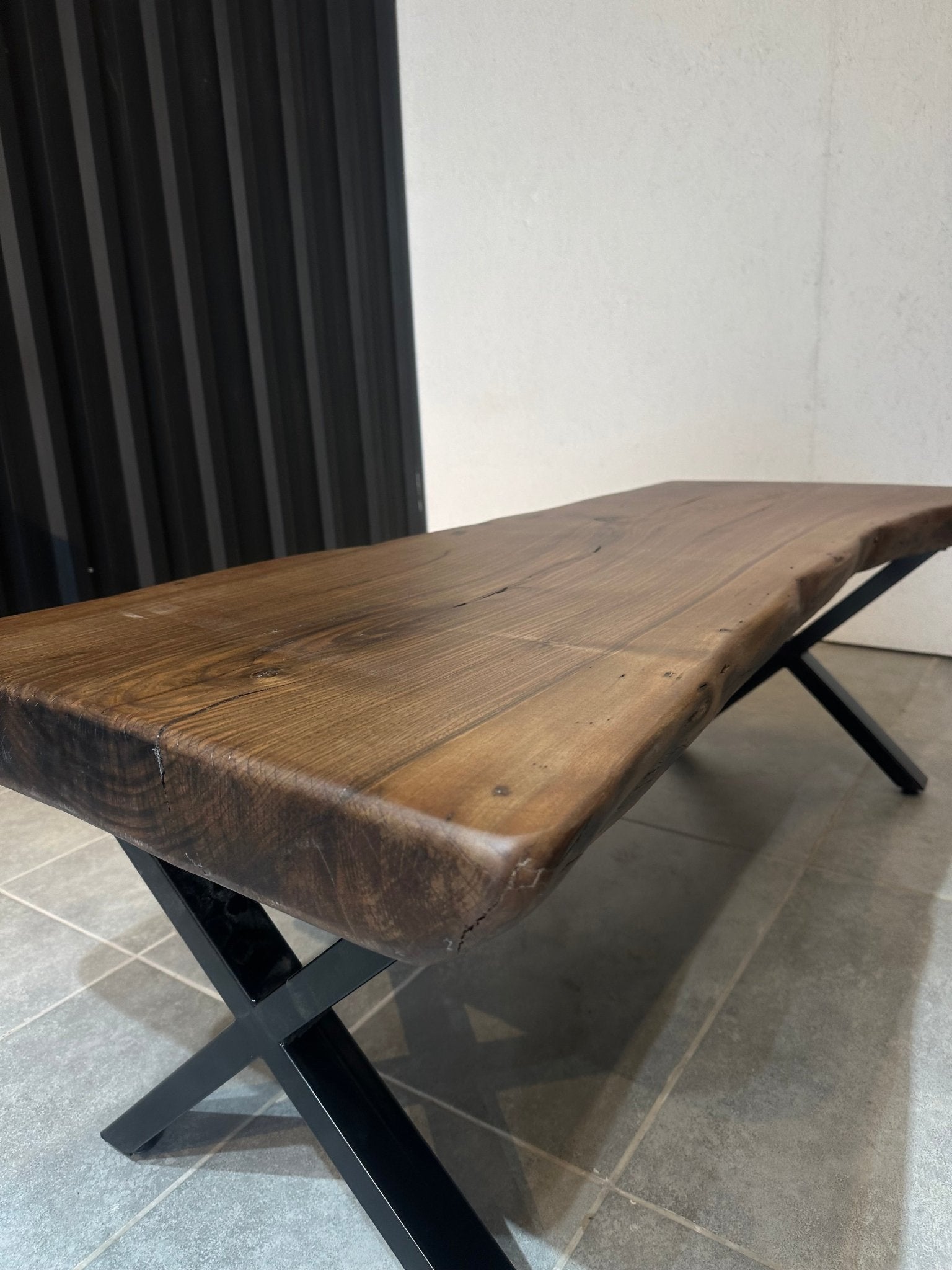 Live Edge Walnut Wood Table – Natural Solid Wood