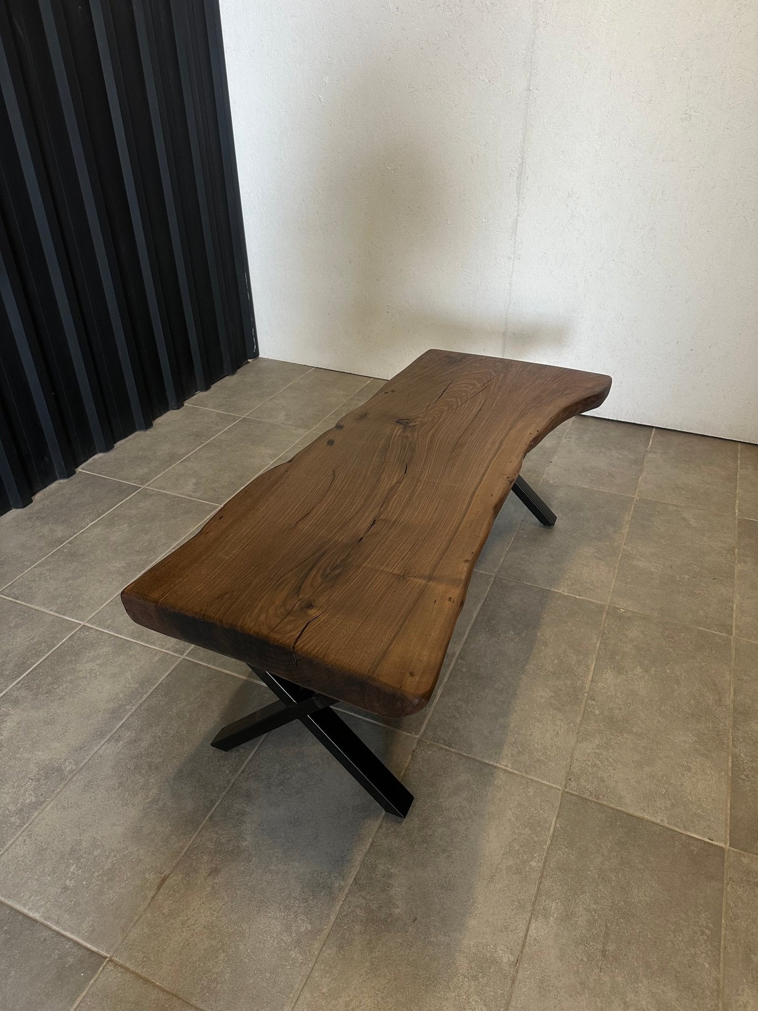 Live Edge Walnut Wood Table – Natural Solid Wood