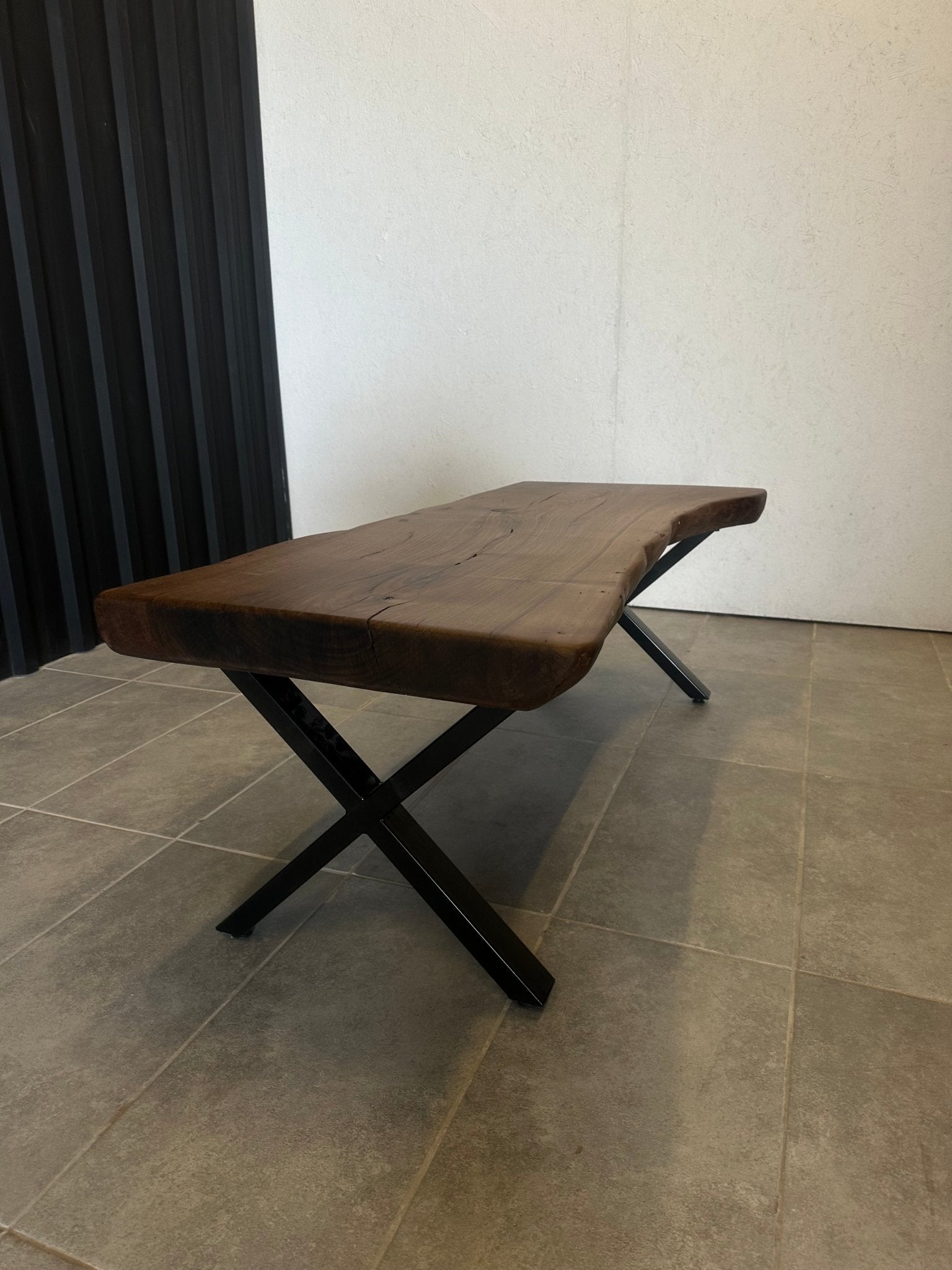 Live Edge Walnut Wood Table – Natural Solid Wood
