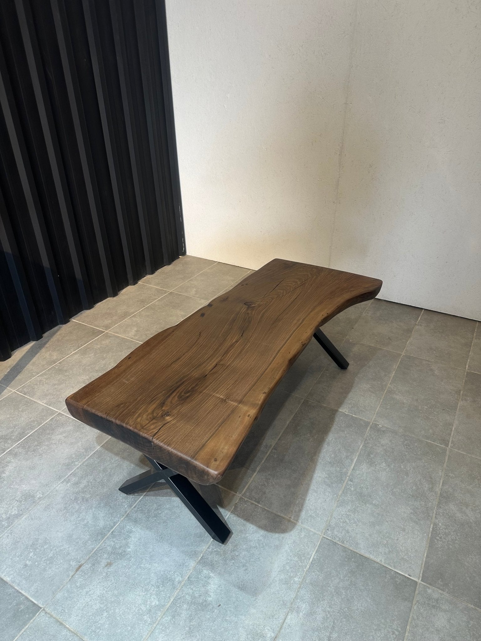 Live Edge Walnut Wood Table – Natural Solid Wood