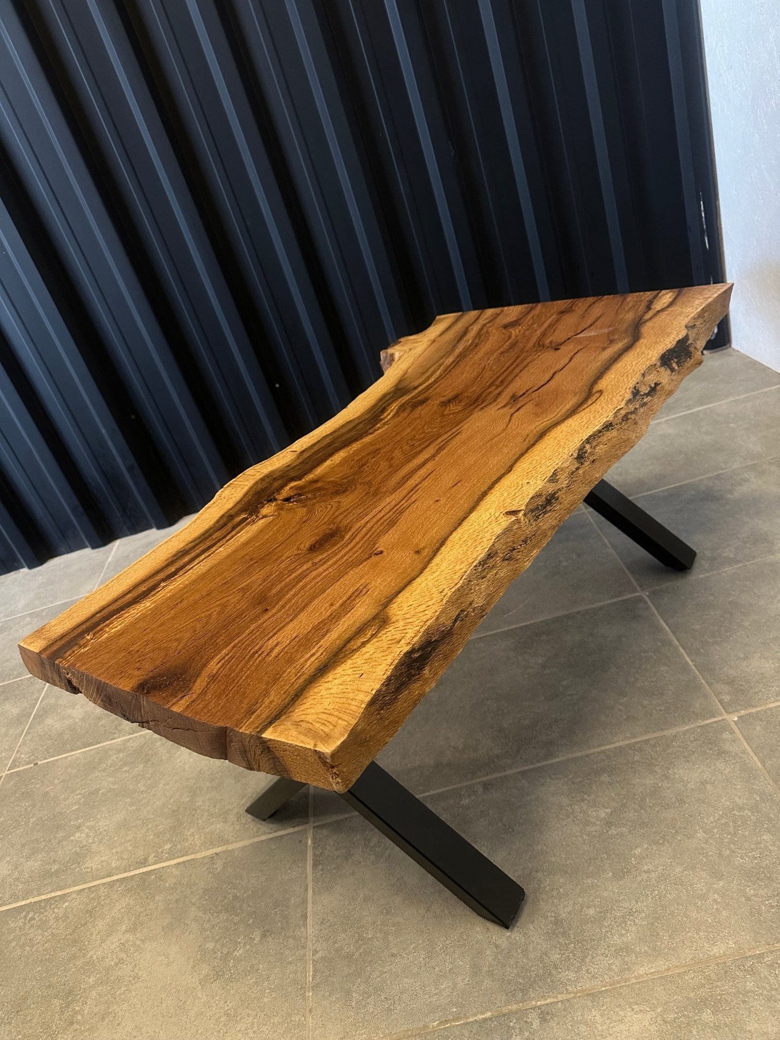 Oak Coffee Table 110x55 cm – Solid Wood Design