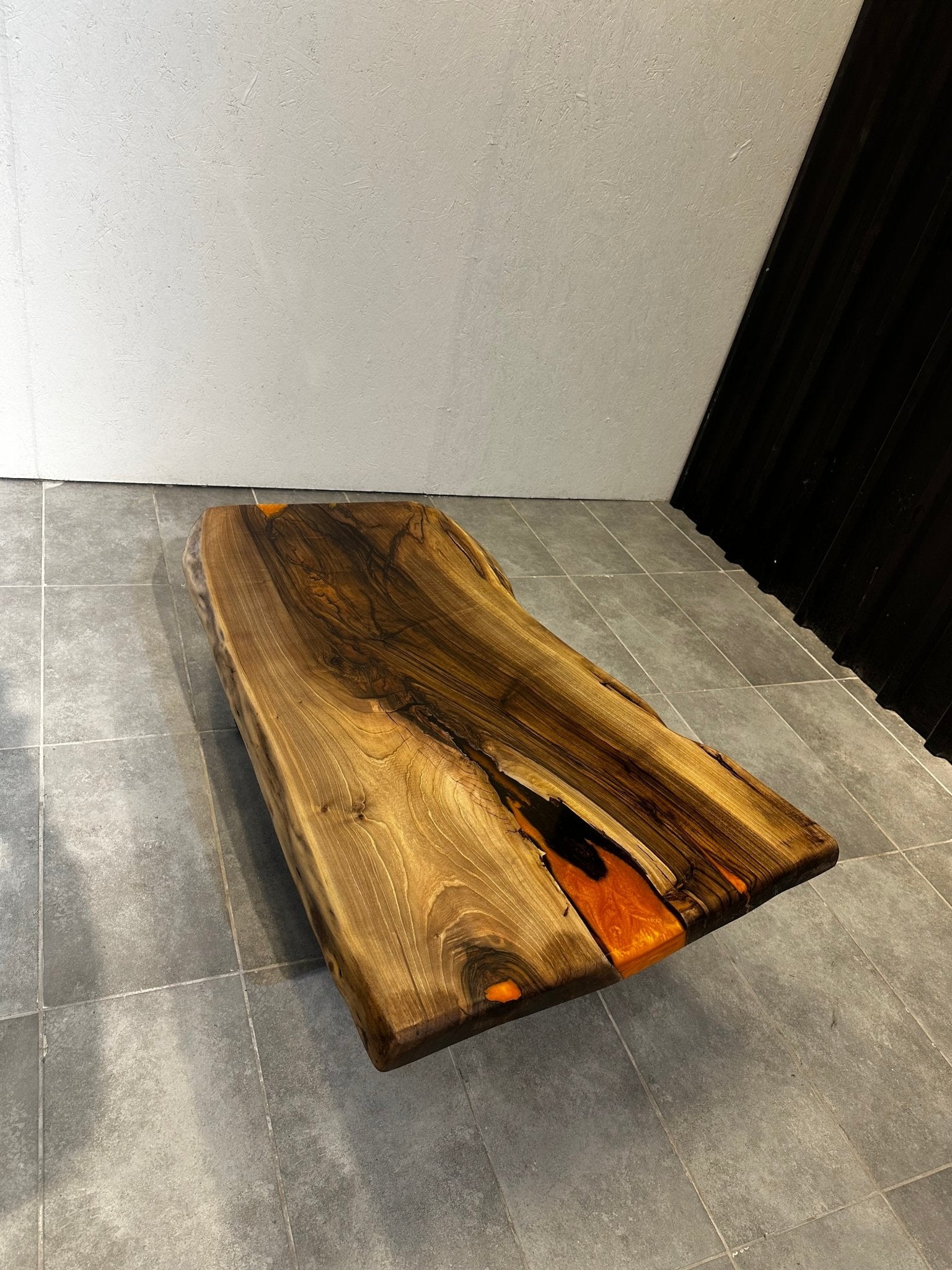 Walnut epoxy coffee table – 120x70 cm