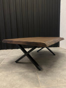 Switch Walnut Solid Wood Table with Cross Base - Elite Wood - coffee table 2 image